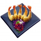 Gambas en tempura